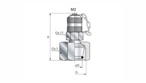 PT series test couplings for pressure checking